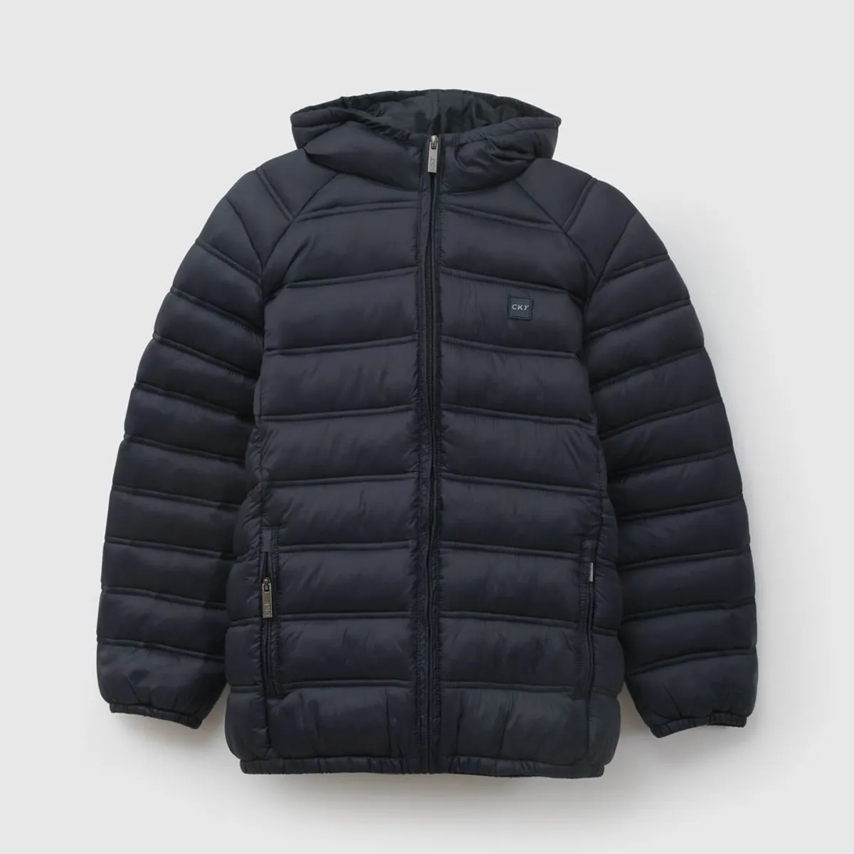 COLLOKY - Parka Escolar Unisex Azul con Cierre Regular y 100% Nylon