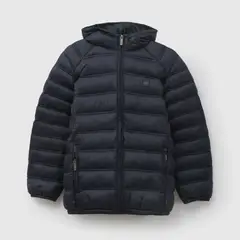 COLLOKY - Parka Escolar Unisex Azul con Cierre Regular y 100% Nylon