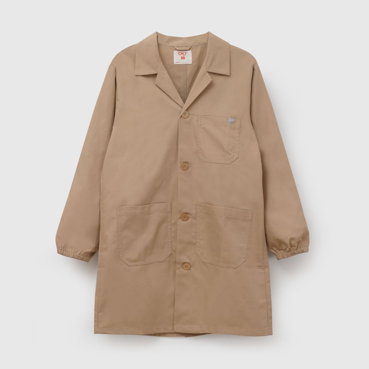 COLLOKY - Cotona Escolar de niño Beige con Botones y Costuras Resistentes