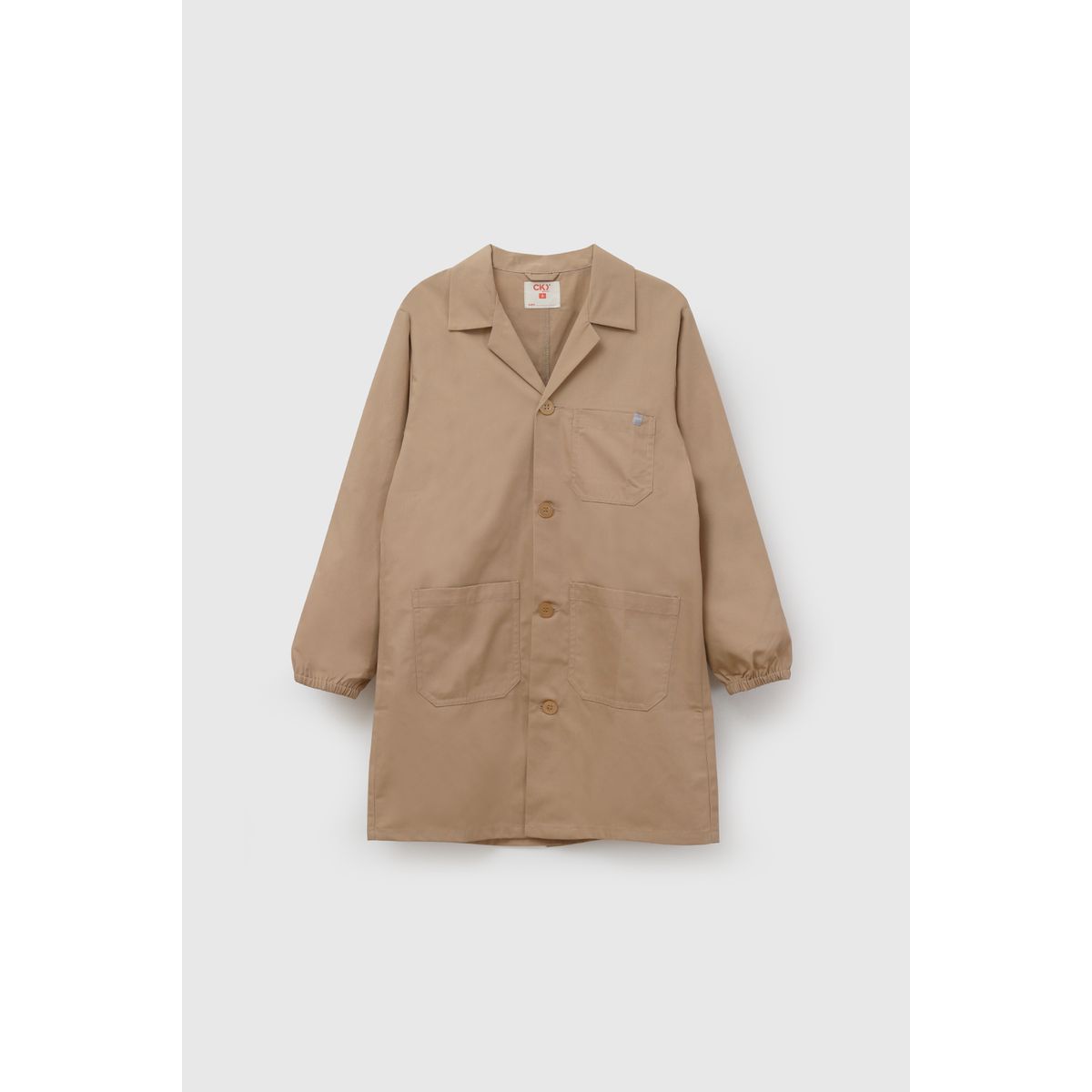 COLLOKY - Cotona Escolar de niño Beige con Botones y Costuras Resistentes