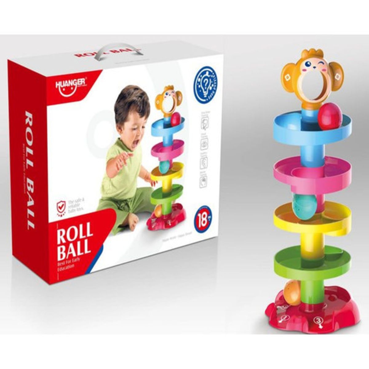 GENERICO - Juguete didáctico pelotitas Roll Ball bebes