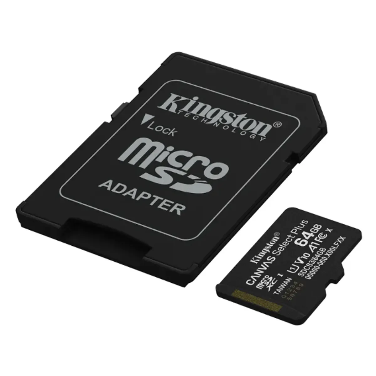 KINGSTON - Tarjeta mircro SD 64gb 100MB/s  A1 V10  Kingston