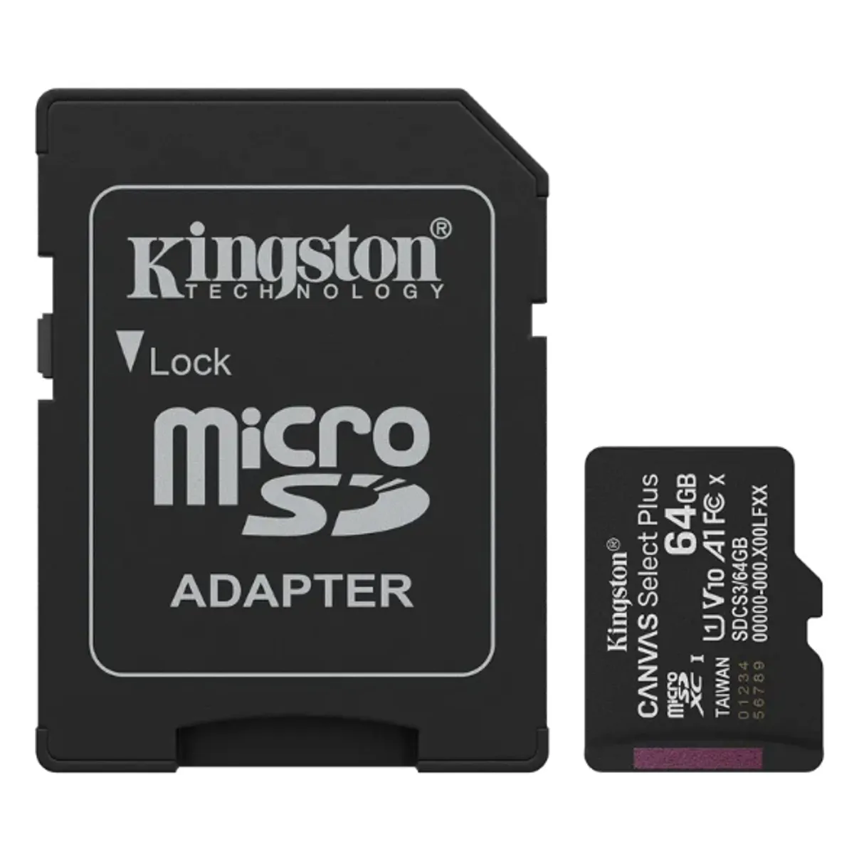 KINGSTON - Tarjeta mircro SD 64gb 100MB/s  A1 V10  Kingston
