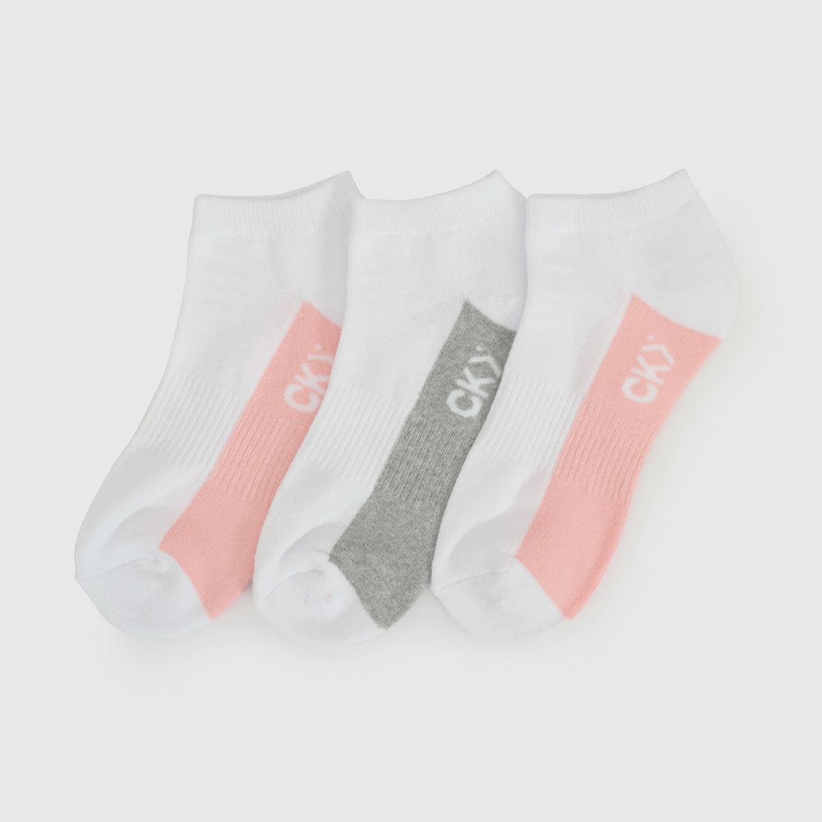 COLLOKY - Calcetín Corto Escolar Blanco de Algodón con Elastano