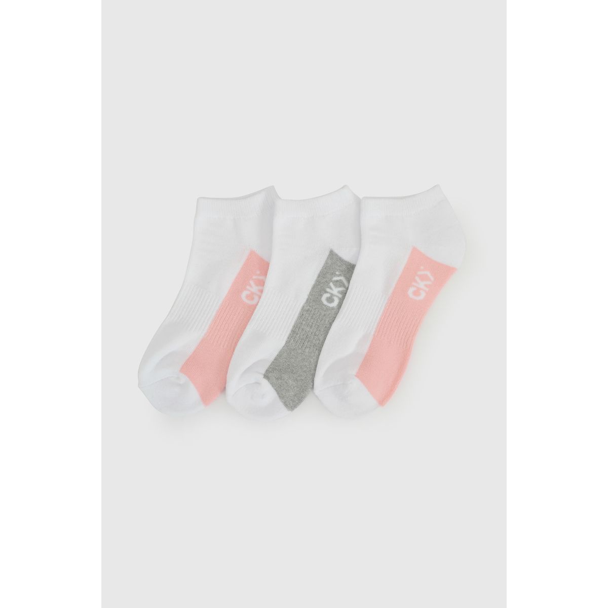 COLLOKY - Calcetín Corto Escolar Blanco de Algodón con Elastano