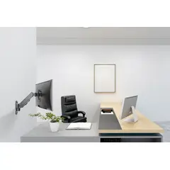 BRASFORMA - Soporte para Monitor en Pared 17"~32" 9kg 360° Resorte a Gas Sbrm714