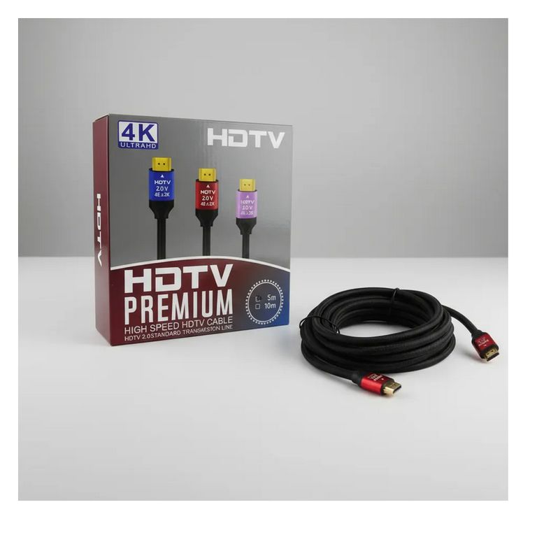 GENERICO Cable Hdmi De 5 metros Marca Hdtv 4k Versión 2.0 Alta Calidad