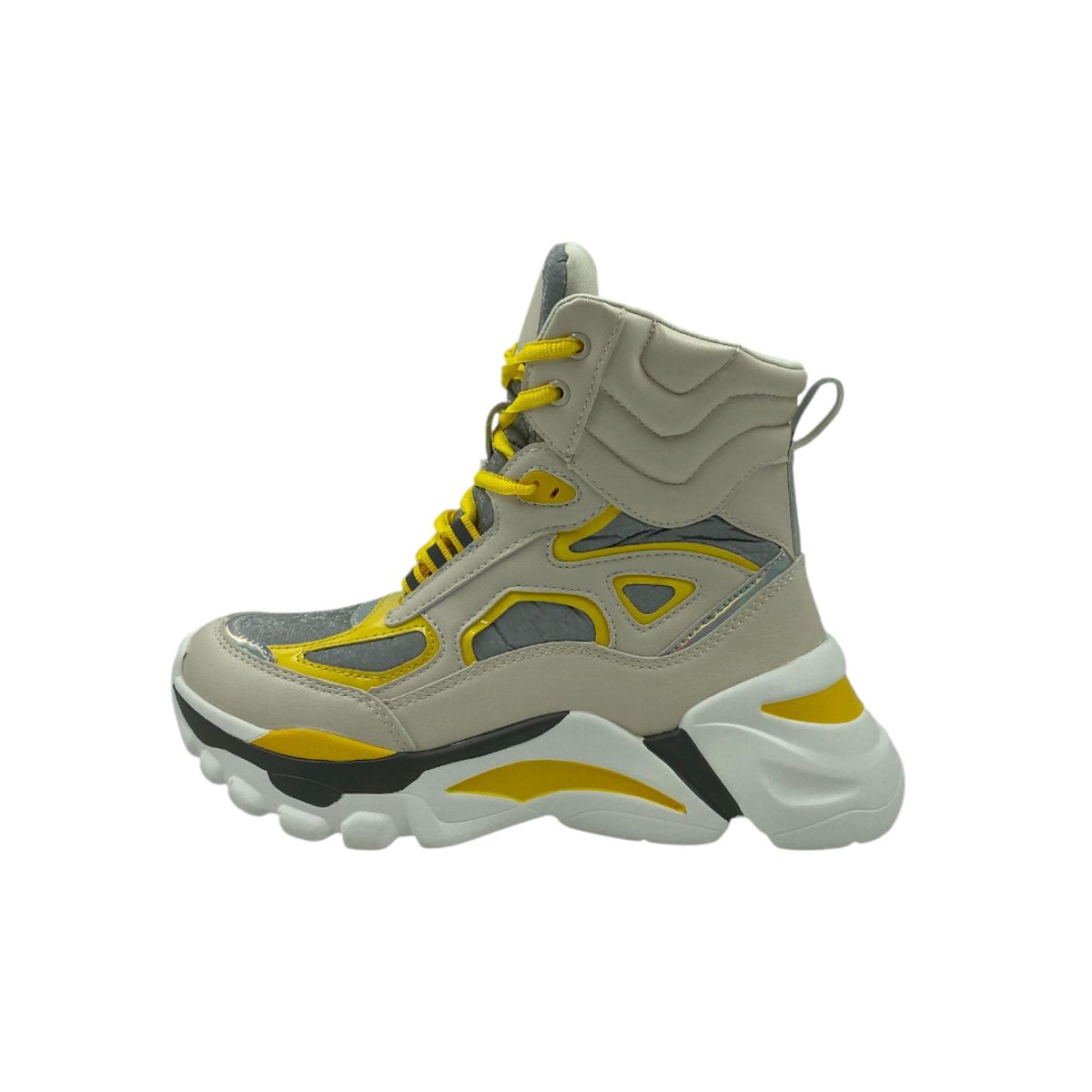 HERIEL - Zapatilla Amarilla Plataforma Mujer