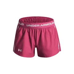 UNDER ARMOUR - Short Training para Niña Tech Rojo