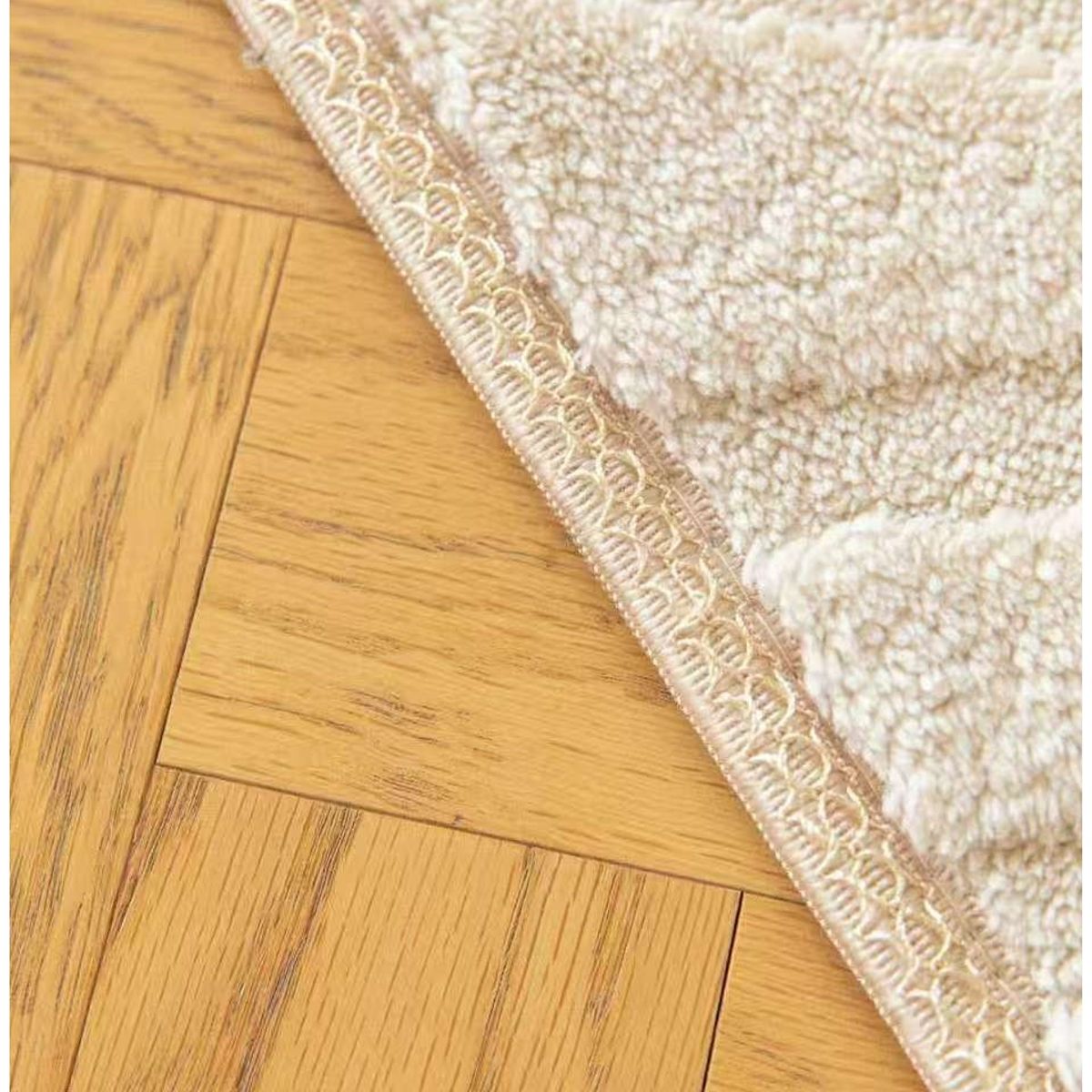 GENERICO - ALFOMBRA 200X240 BEIGE  RELIVE TEXTURIZADO SUAVE MODERNA ELAGANTE MP
