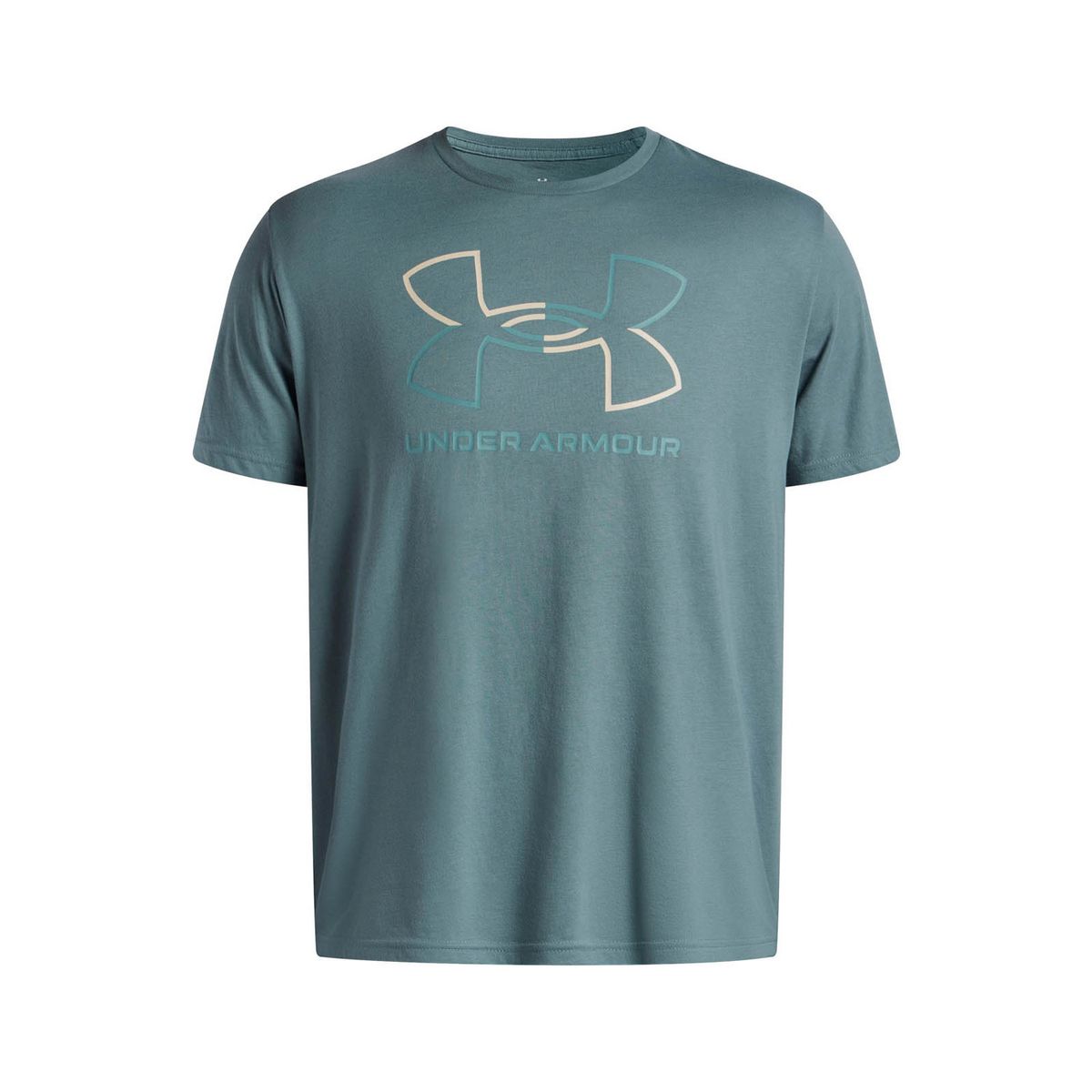 UNDER ARMOUR - Polera Manga Corta de lifestyle para Hombre Foundation Azul UNDER ARMOUR