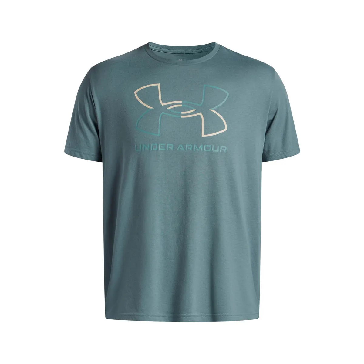 UNDER ARMOUR - Polera Manga Corta de lifestyle para Hombre Foundation Azul UNDER ARMOUR
