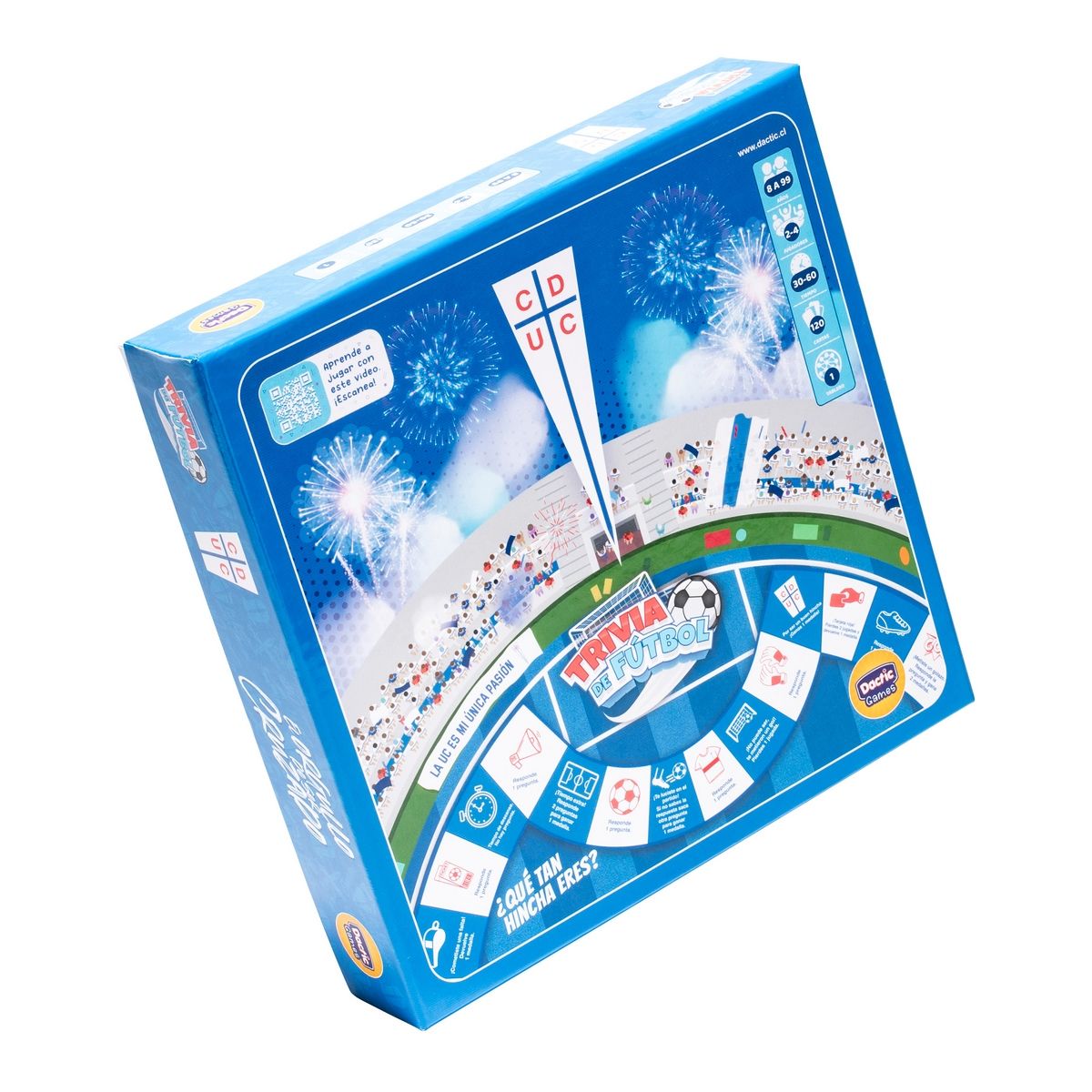 DACTIC - Juego De Mesa Trivia De Futbol Universidad Catolica Dactic