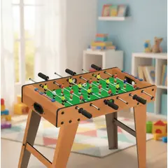 GENERICO - Taca Taca De Mesa Infantil Juego De Futbolito Madera 51cm