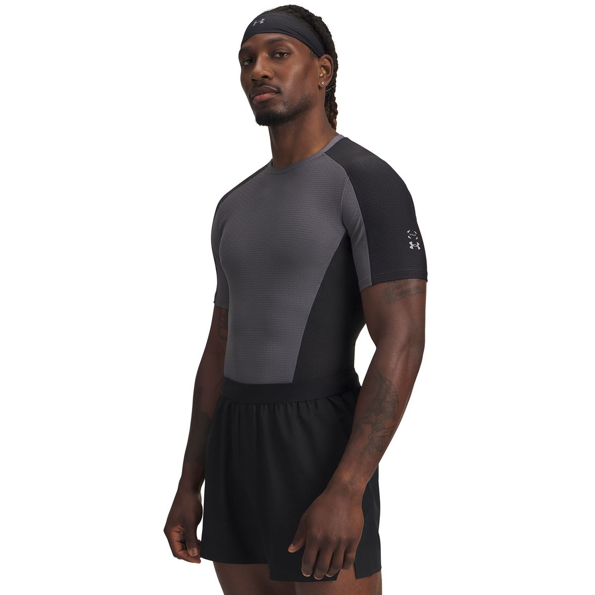 UNDER ARMOUR - Polera Manga Corta Training para Hombre Halo Gris UNDER ARMOUR