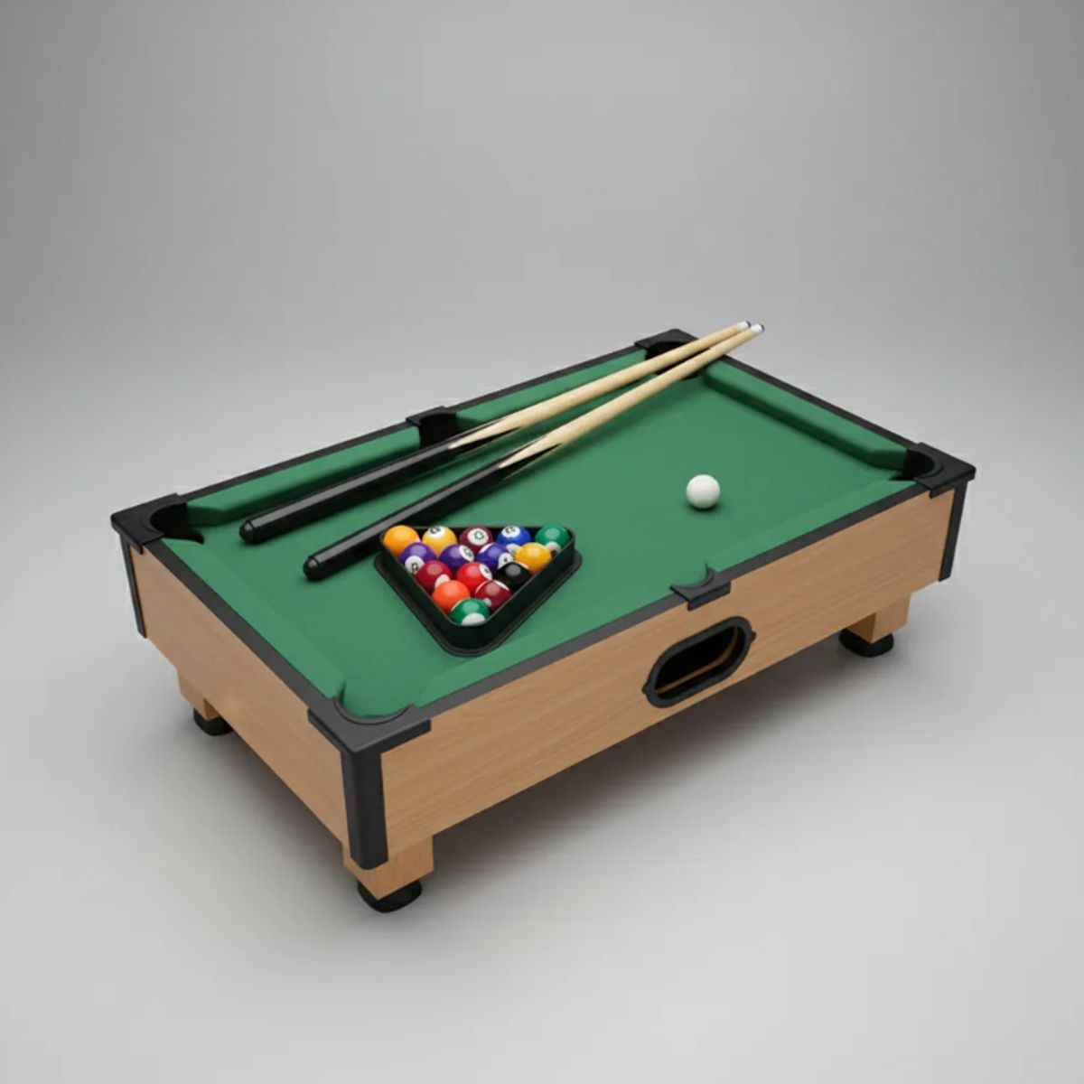 GENERICO - Mini Mesa De Pool De Sobremesa 51cm Con Tacos Y Bolas