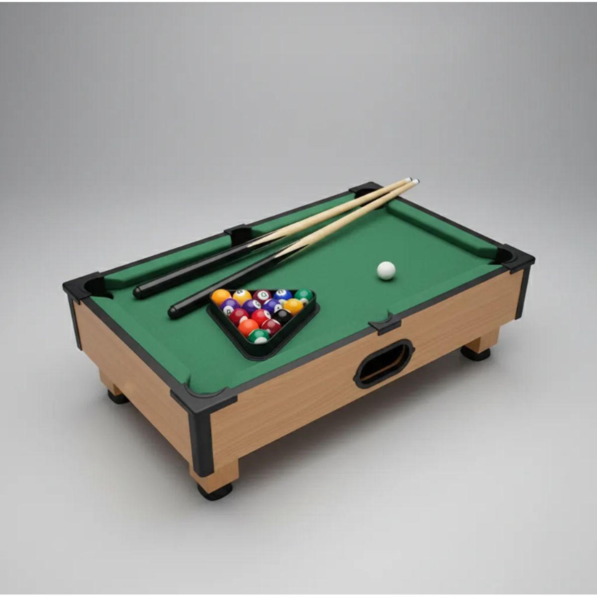 GENERICO - Mini Mesa De Pool De Sobremesa 51cm Con Tacos Y Bolas