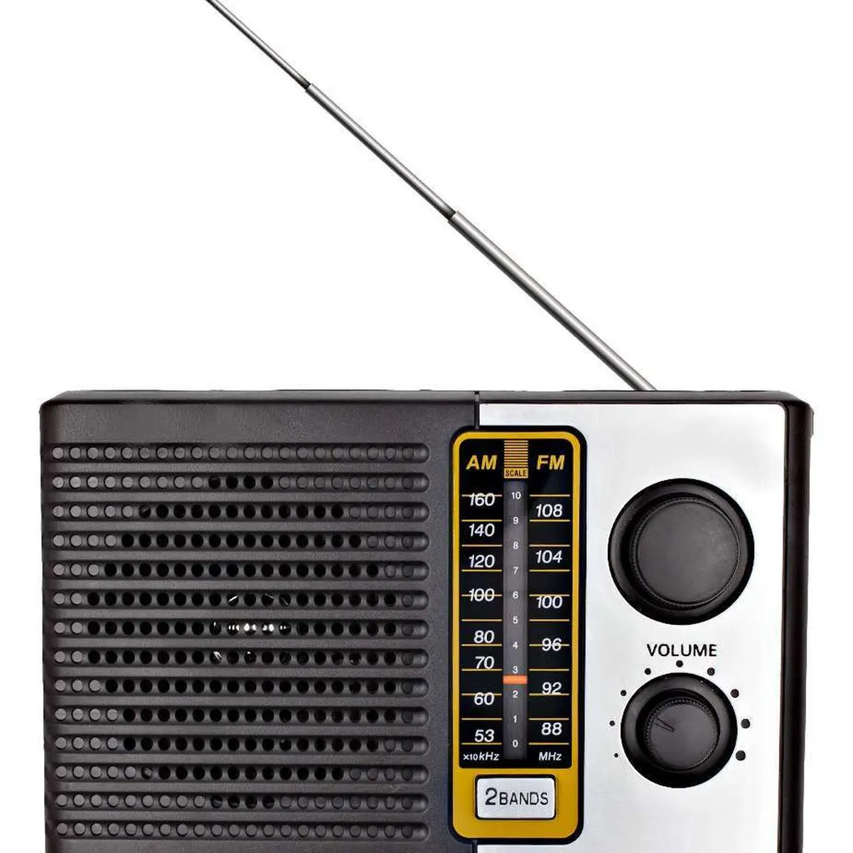 GEN - Radio Vintage Recargable Panel Solar USB FM AM Portatil