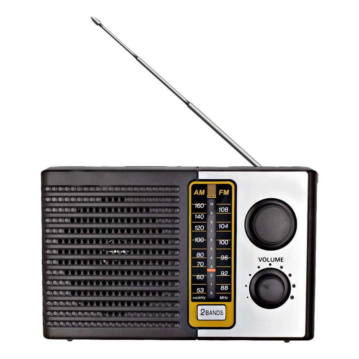 GEN - Radio Vintage Recargable Panel Solar USB FM AM Portatil