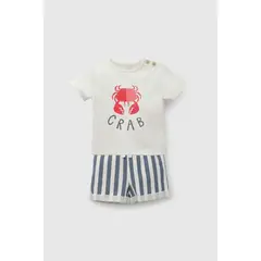 COLLOKY - Conjunto de Polera y Short de Niño 100% Algodón