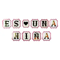 GENERICO - BANNER BABY SHOWER ES UN NIA 4MT X1 UNI