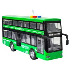 DBLUE - Juguete Autobús Dos Pisos Luces Sonidos 116 DBG1680G Verde
