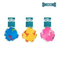 GENERICO - Pelota con diseño de hueso 1010cm color aleatorio