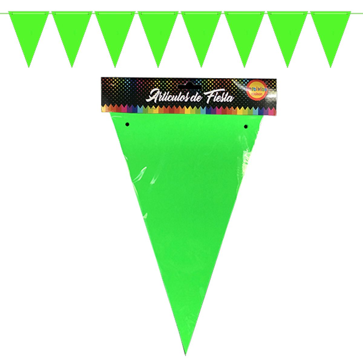 GENERICO - BANDERIN FLUOR VERDE 5M X1 UNI