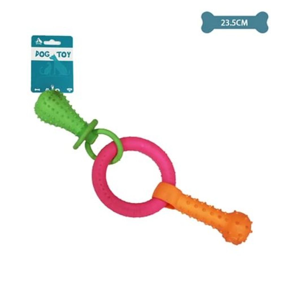 GENERICO - Juguete de anillo de chupete para mascotas 235cm 80g