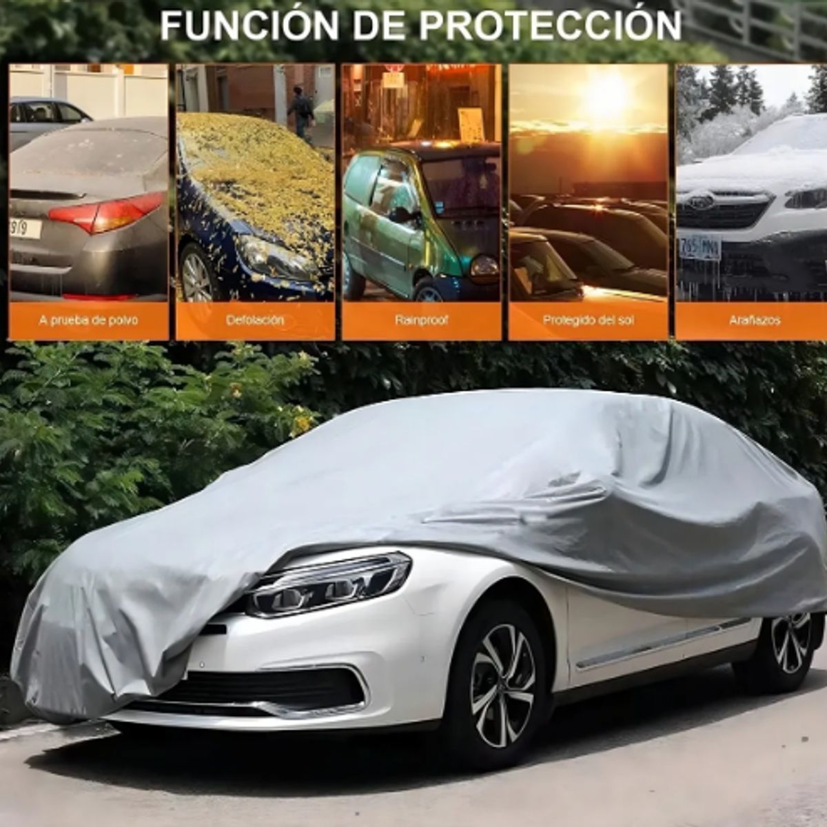 GENERICO - Carpa Funda Para Autos Toldo Multiusos Impermeable