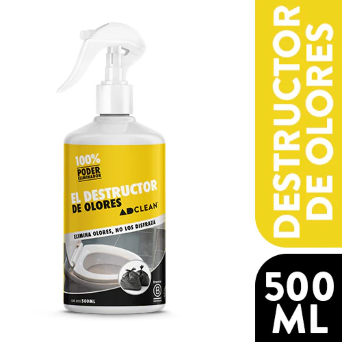 ADCLEAN - Destructor De Olores 500 ML pulverizador