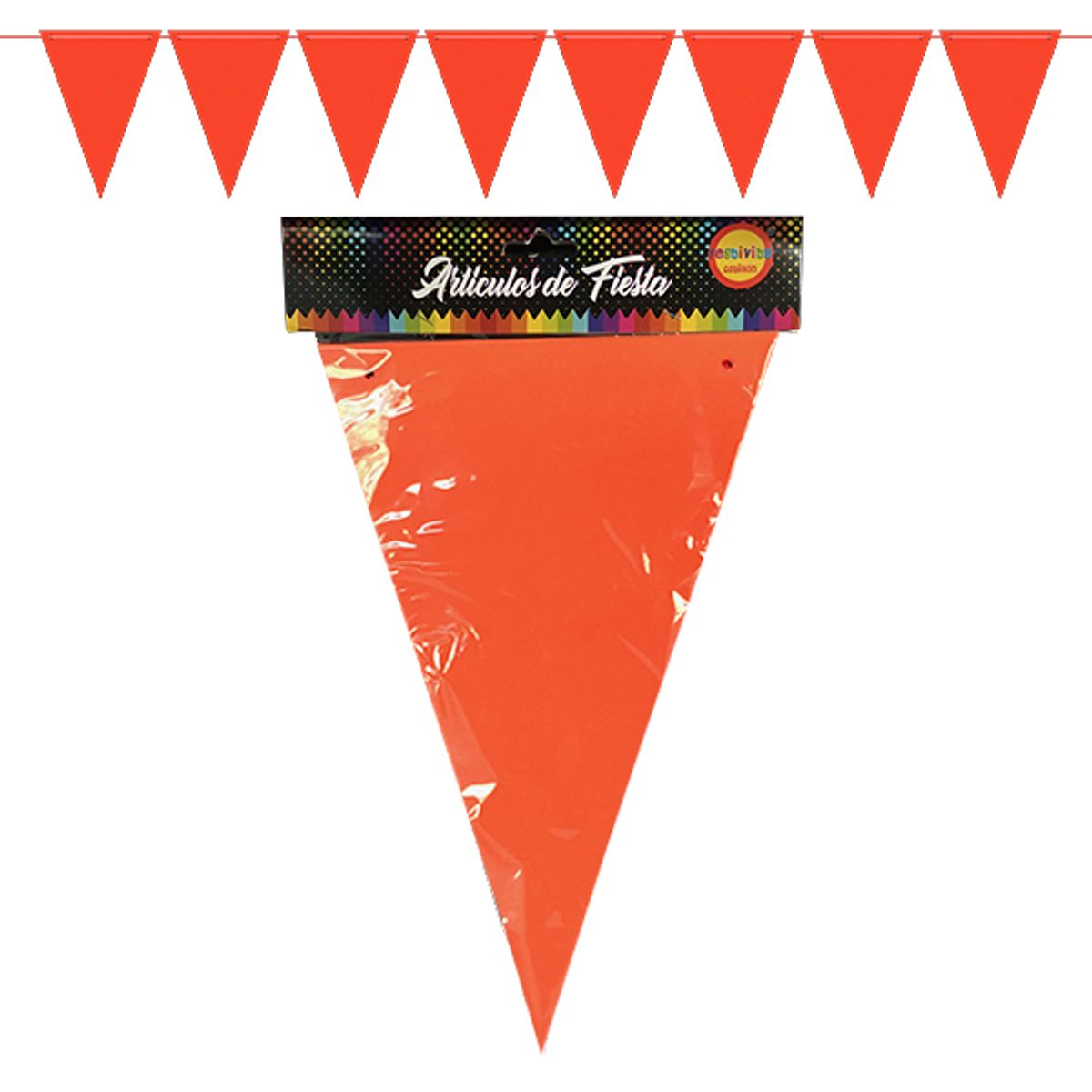 GENERICO - BANDERIN FLUOR NARANJO 5M X1 UNI