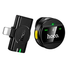 HOCO - Microfono Para IPhone Inalámbrico Lavalier Clip Magnetico L21