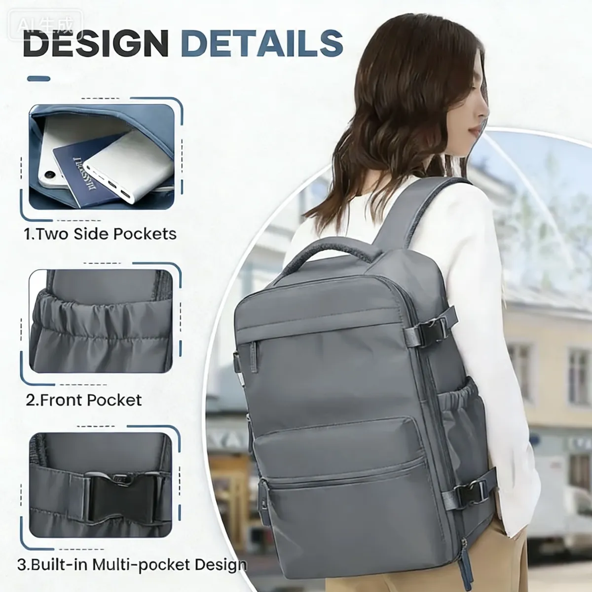 MOMO - Mochila de Viaje Outback Escalable Cabina backpack