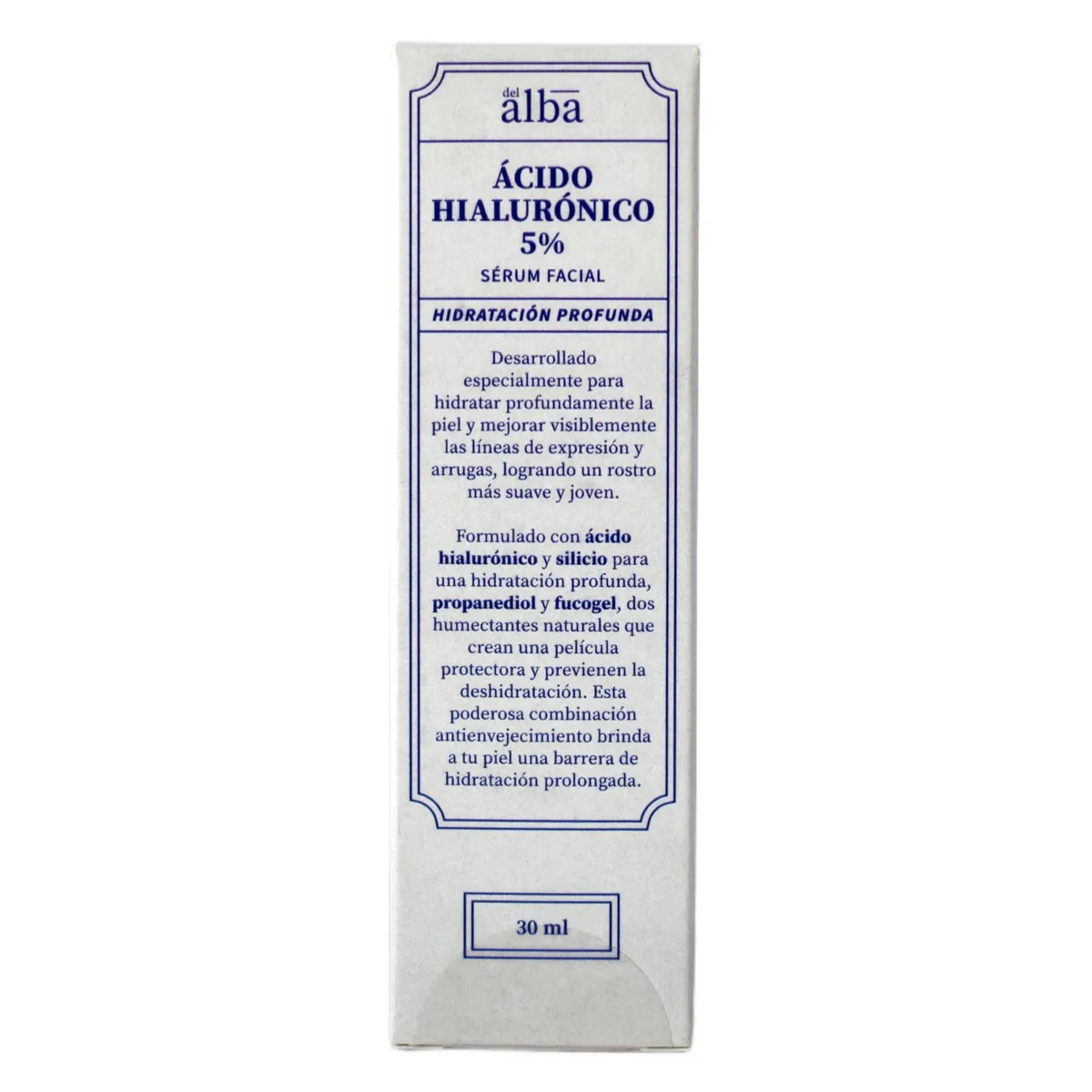 ALBA - Serum Acido Hialuronico 5% 30ml Del Alba