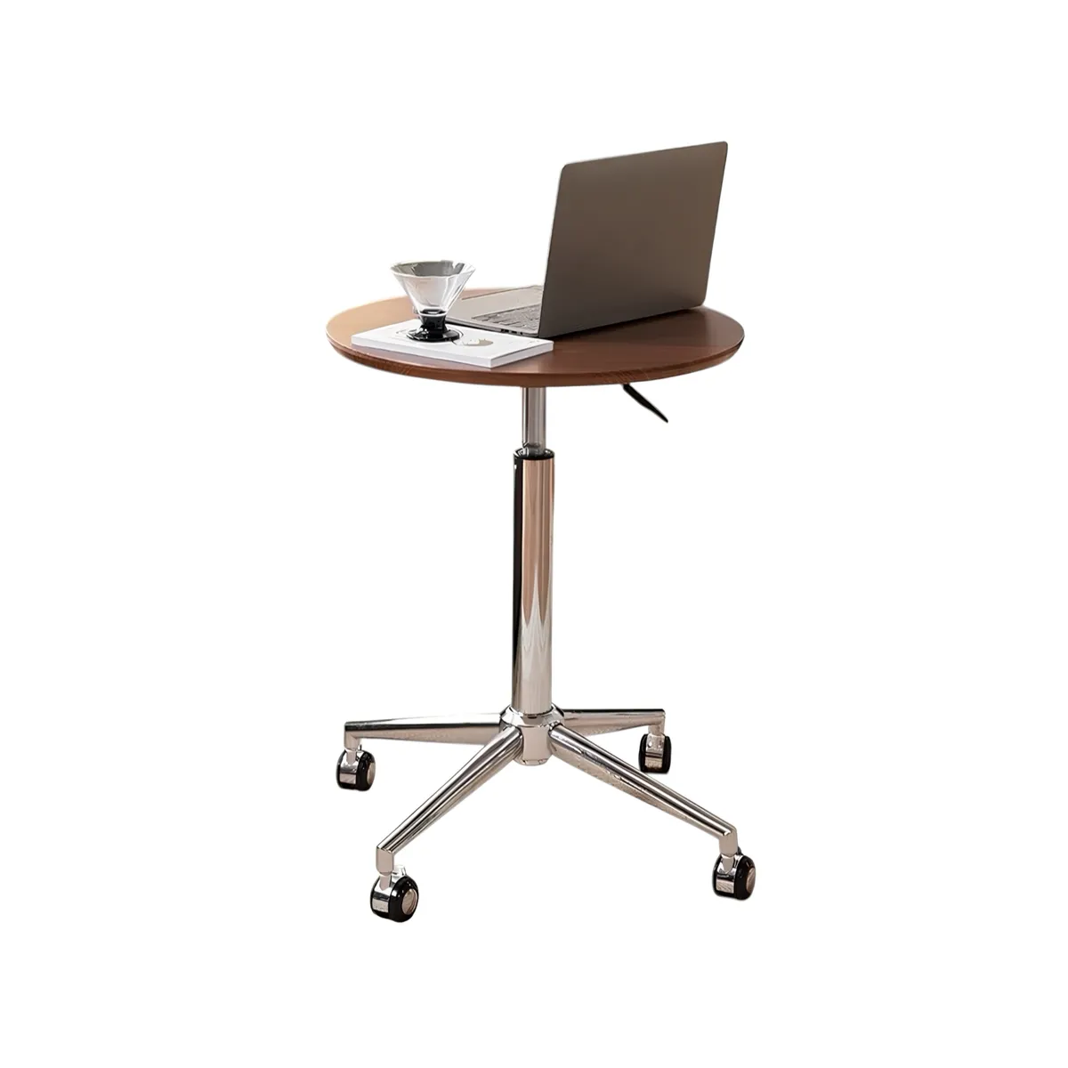 LUBABYCAS - Mesa Lateral Auxiliar Centro Regulable 63-85cm Side Café Lubabycas