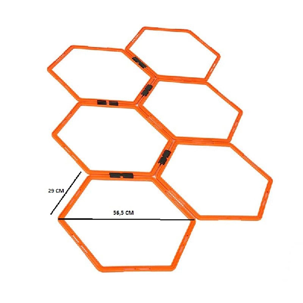 GENERICO - SET 6 AROS HEXAGONAL DE AGILIDAD
