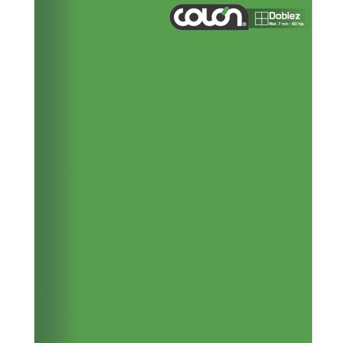 TORRE - Cuad Doblez Colon Liso Mat 7Mm  60 Hj