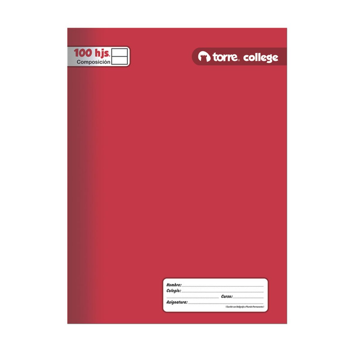 TORRE - Cuad College Torre Liso Compos  100 Hj