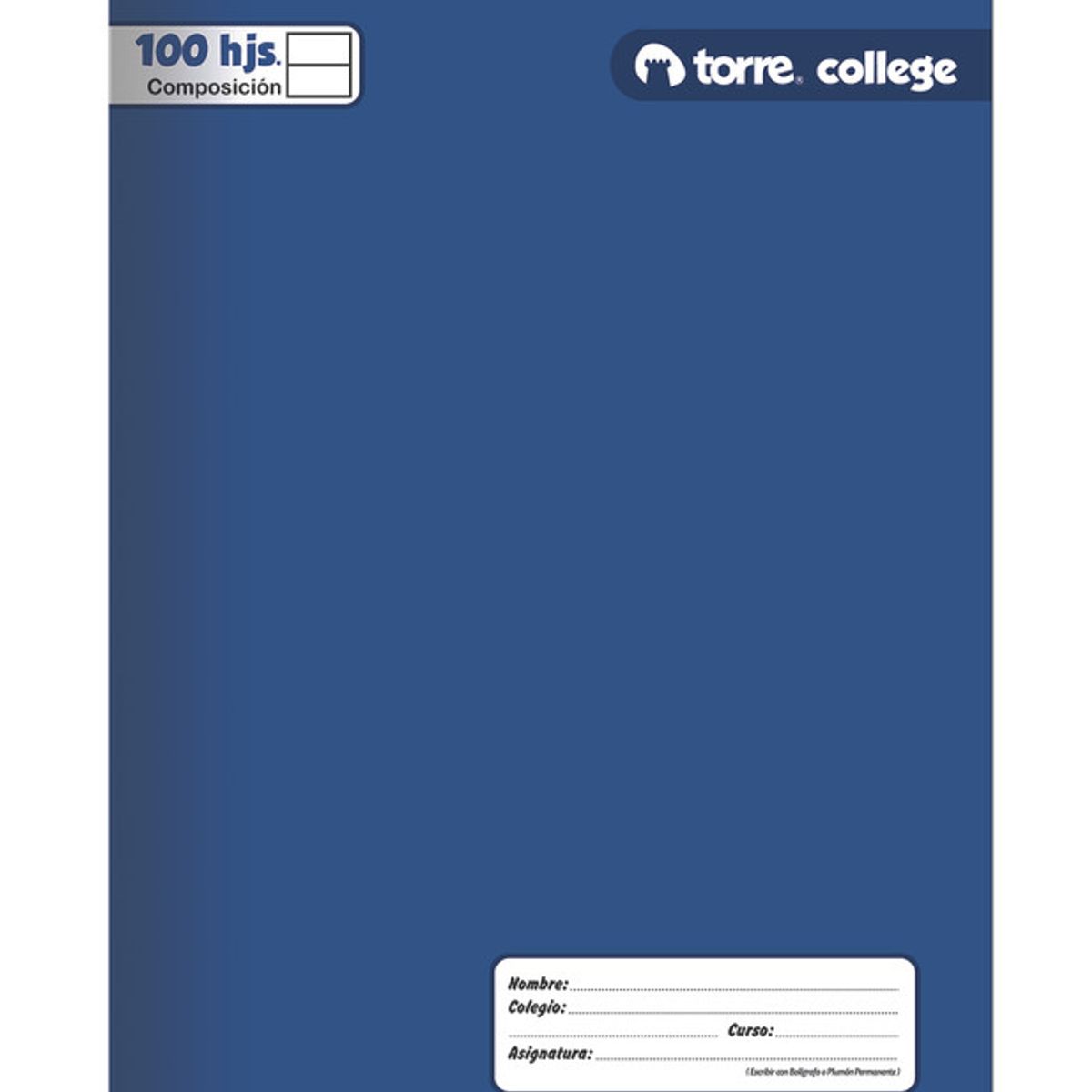 TORRE - Cuad College Torre Liso Compos  100 Hj