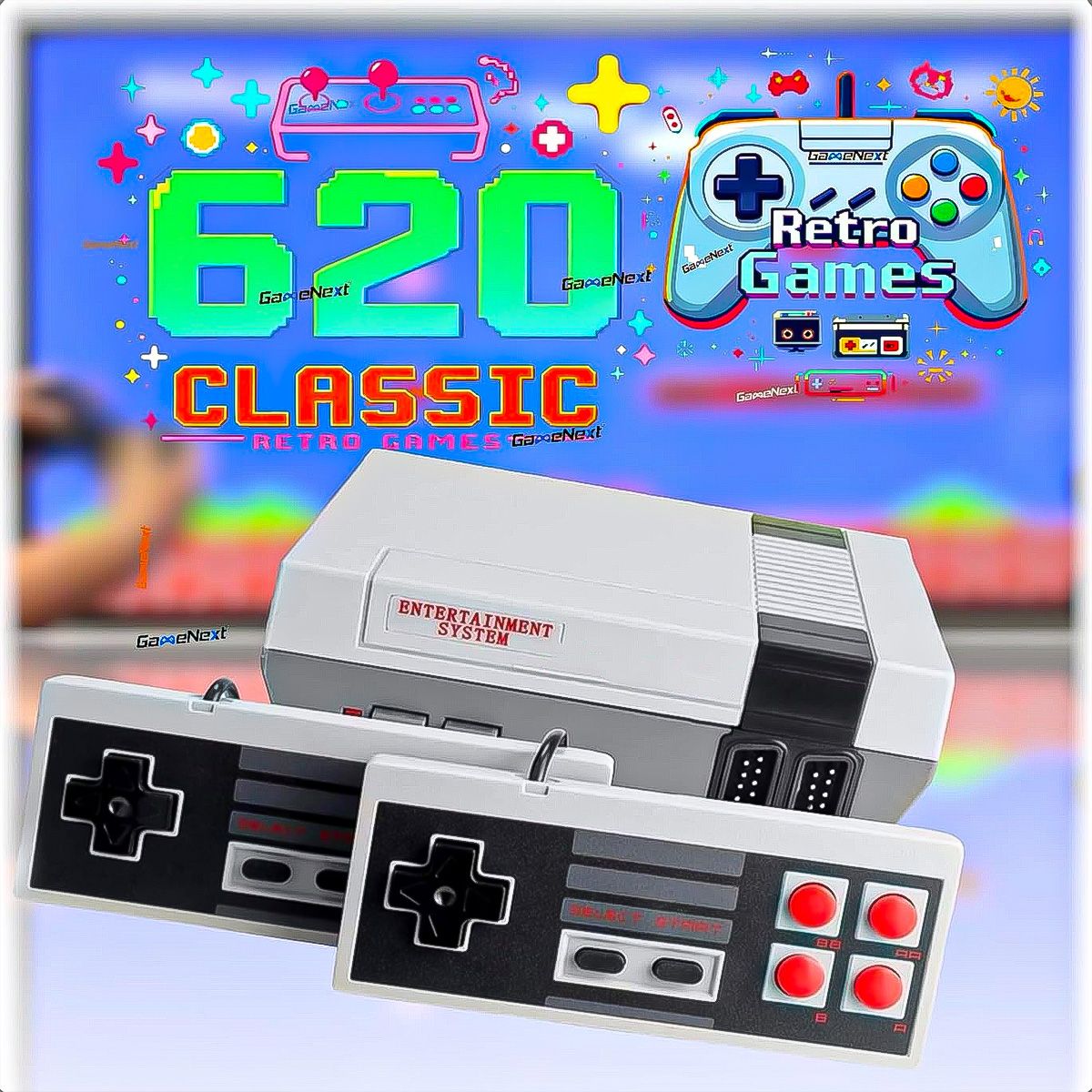GENERICO - Mini Consola Retro 620 Juegos Consola Clásica Videojuegos Clásicos
