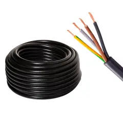 GENERICO - Cable Cordón Eléctrico Certificado 4 x 2,5mm Rv-k (50mts)
