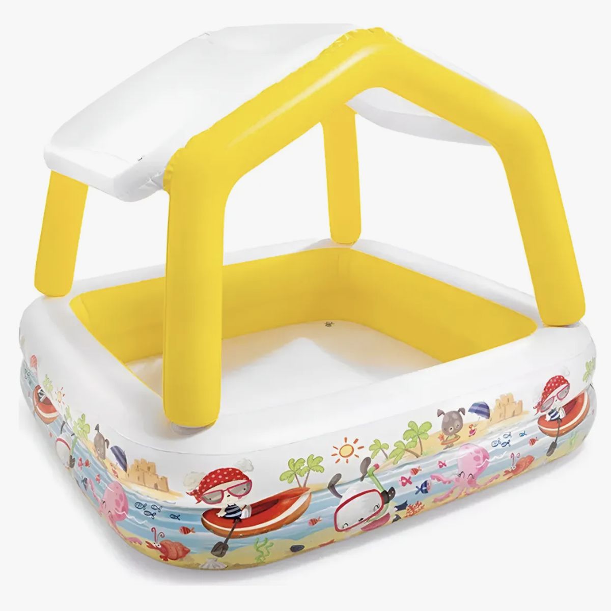 OKAY - Piscina Inflable Mundo Submarino Con Cubierta - Intex 57470