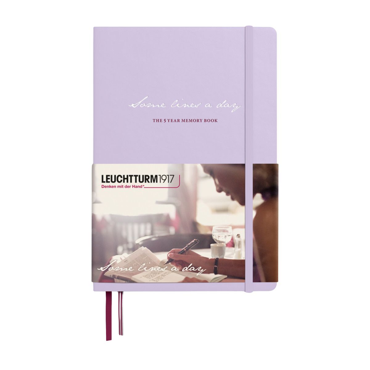 GENERICO - Libreta Leuchtturm 1917 A5 Tapa Dura 80gr 365 pág Lila