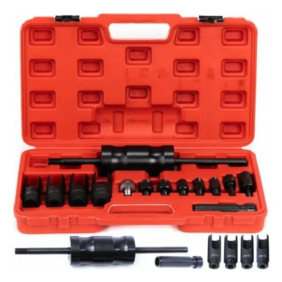 GENERICO - Kit Extractor Inyectores Dies Universal Profesional Polea 14pcs
