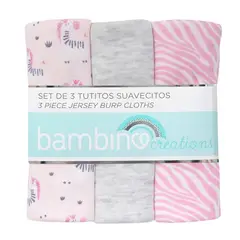 BAMBINO - Tutos Set 3 Cebra Print