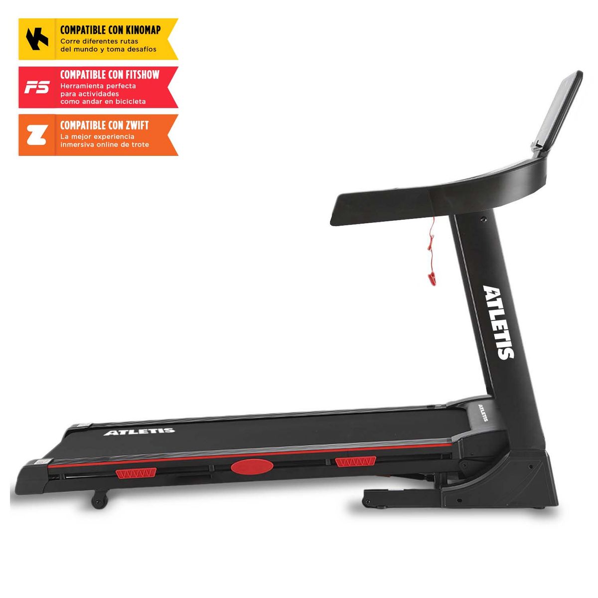 ATLETIS - Trotadora Apex 7 Pro 16 km/h 3.0 HP Inclinación Automática