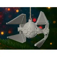 GENERICO - Adorno para el Árbol de Navidad- Tie Interceptor Star Wars