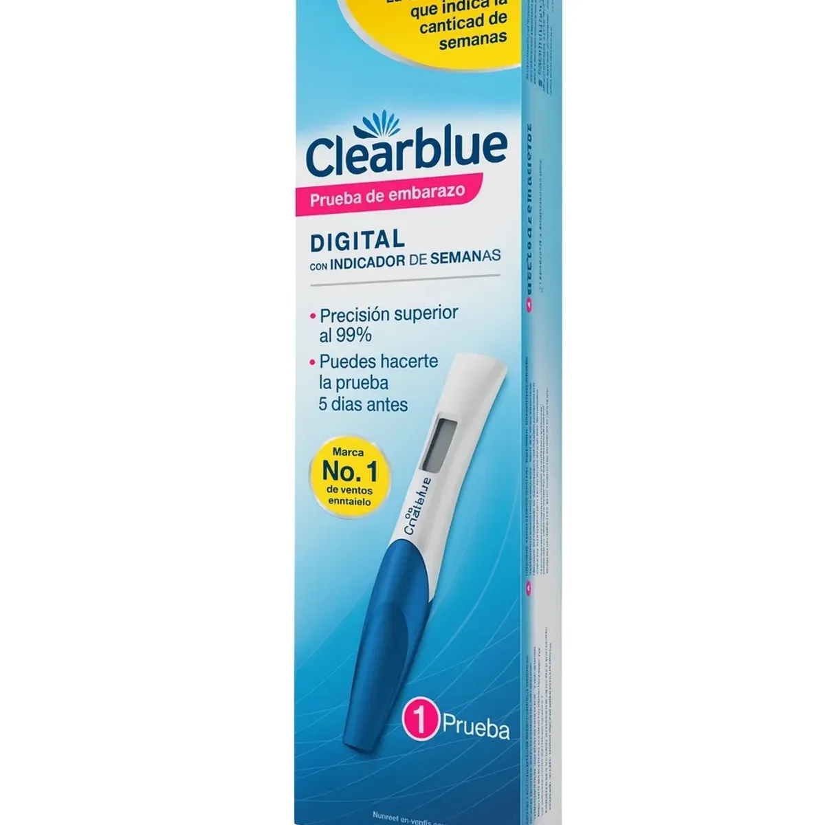 CLEARBLUE - Test De Embarazo Clearblue Digital Con Indicador De Semanas Prueba De Embarazo