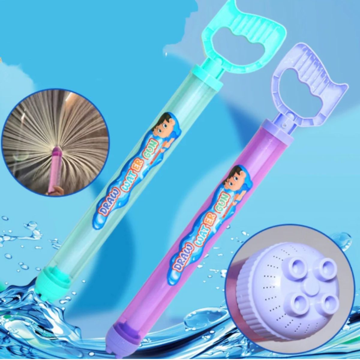 GENERICO - Pistola Lanza Agua Chorro Juguete Playa Piscina Niños